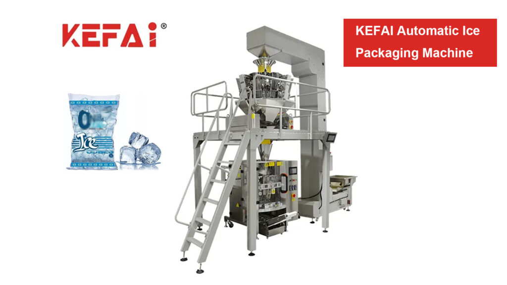 Автоматический многоголовочный дозатор KEFAI VFFS Упаковочная машина ICE Cube