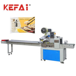 KEFAI Автоматическая машина для упаковки в пакеты-подушки для пельменей