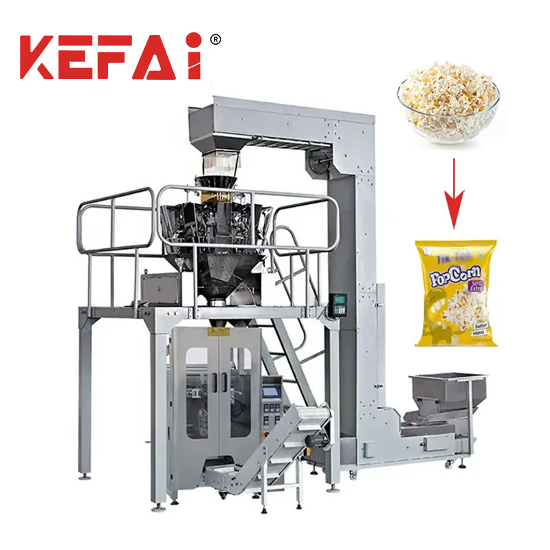 Машина для упаковки попкорна с несколькими головками KEFAI