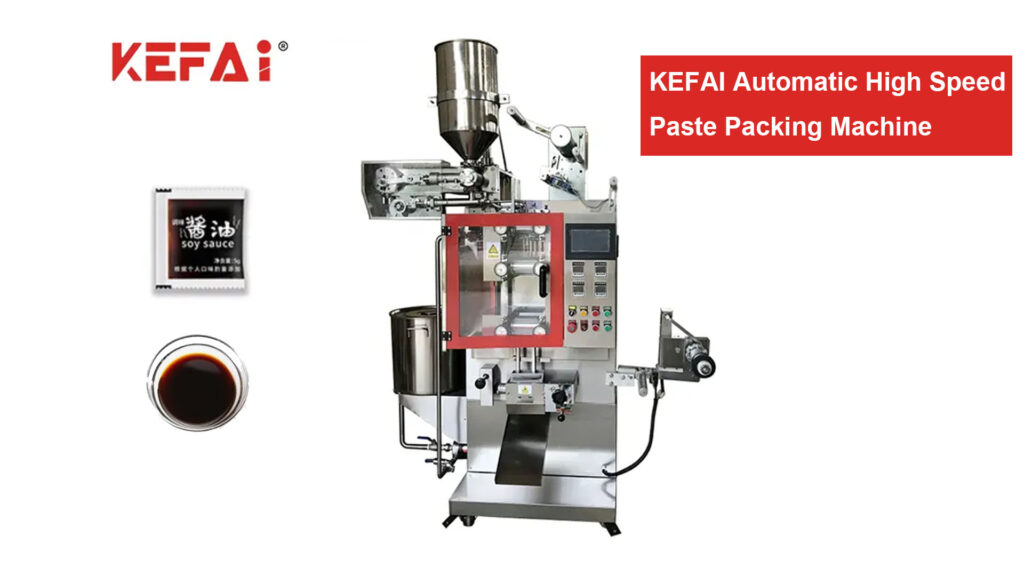Высокоскоростная автоматическая машина для упаковки пасты KEFAI соевого соуса